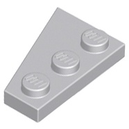 LEGO 樂高 淺灰色 楔形薄板 3x2 43722 4211791