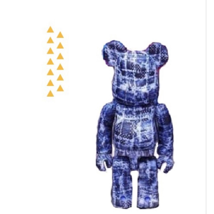 Be@rbrick 44代 100% FDMTL 單寧牛仔 拼接 bearbrick 大隱藏款