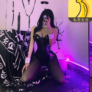 情趣睡衣 性感兔女郎 制服誘惑 緊身連體皮衣 女僕裝 情趣皮衣