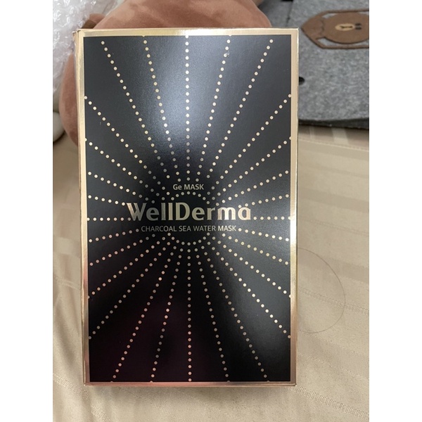 韓國WellDerma夢蝸頂級鍺石海水黑炭鑽石面膜
