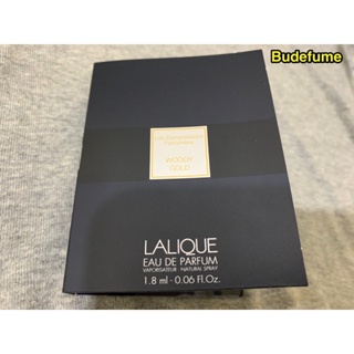 Lalique 萊儷煉金系列 Woody Gold 中性淡香精原廠試管1.8ml