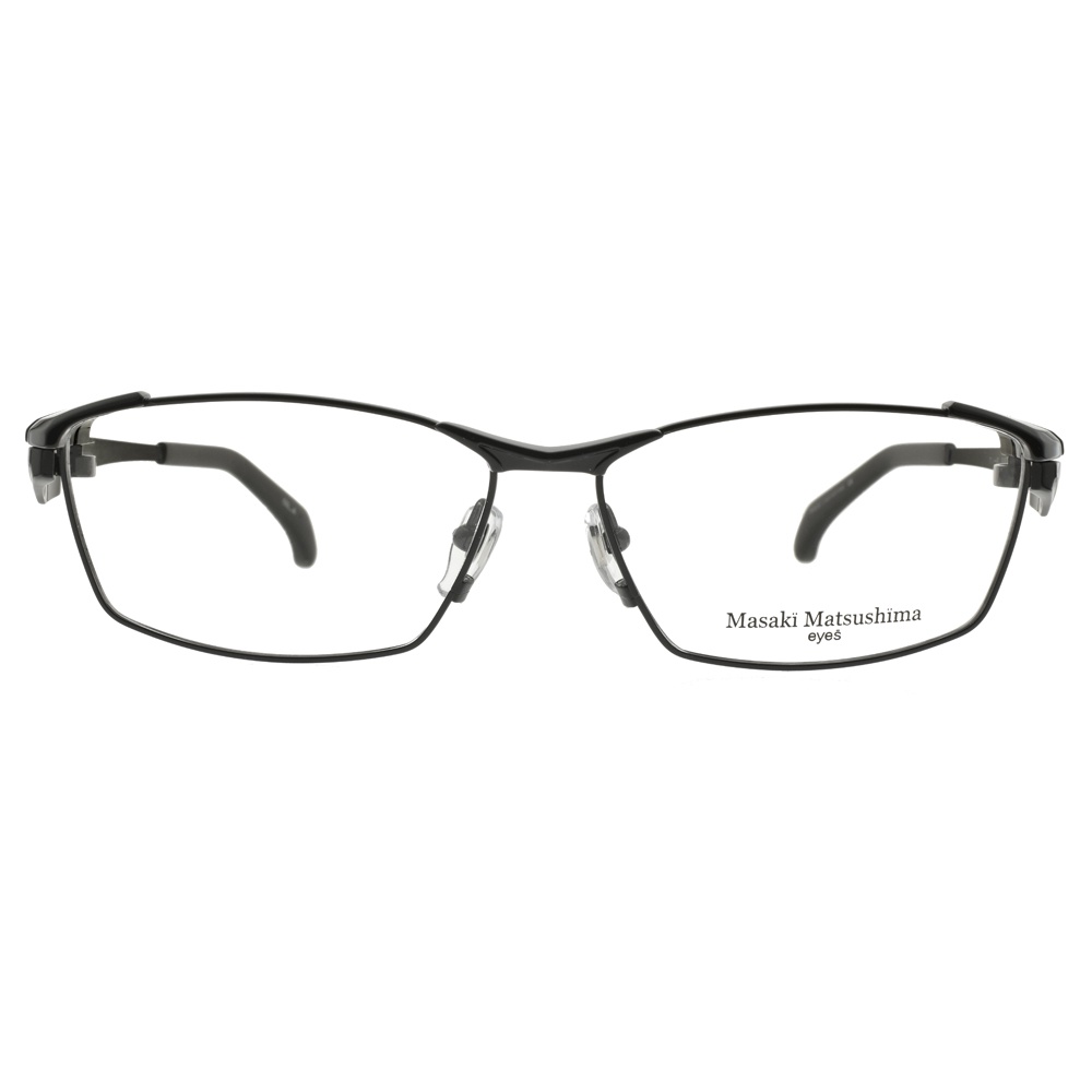 Masaki Matsushima 鈦光學眼鏡 MF1261 C4 機械感方框 眼鏡框 - 金橘眼鏡