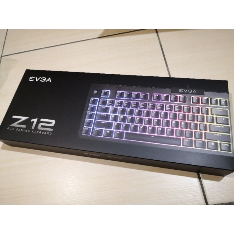 全新 原廠三年保 EVGA Z12 RGB 鍵盤