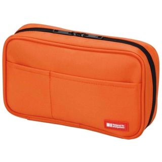 LIHIT LAB 日本多用途筆袋 鉛筆盒 橙色