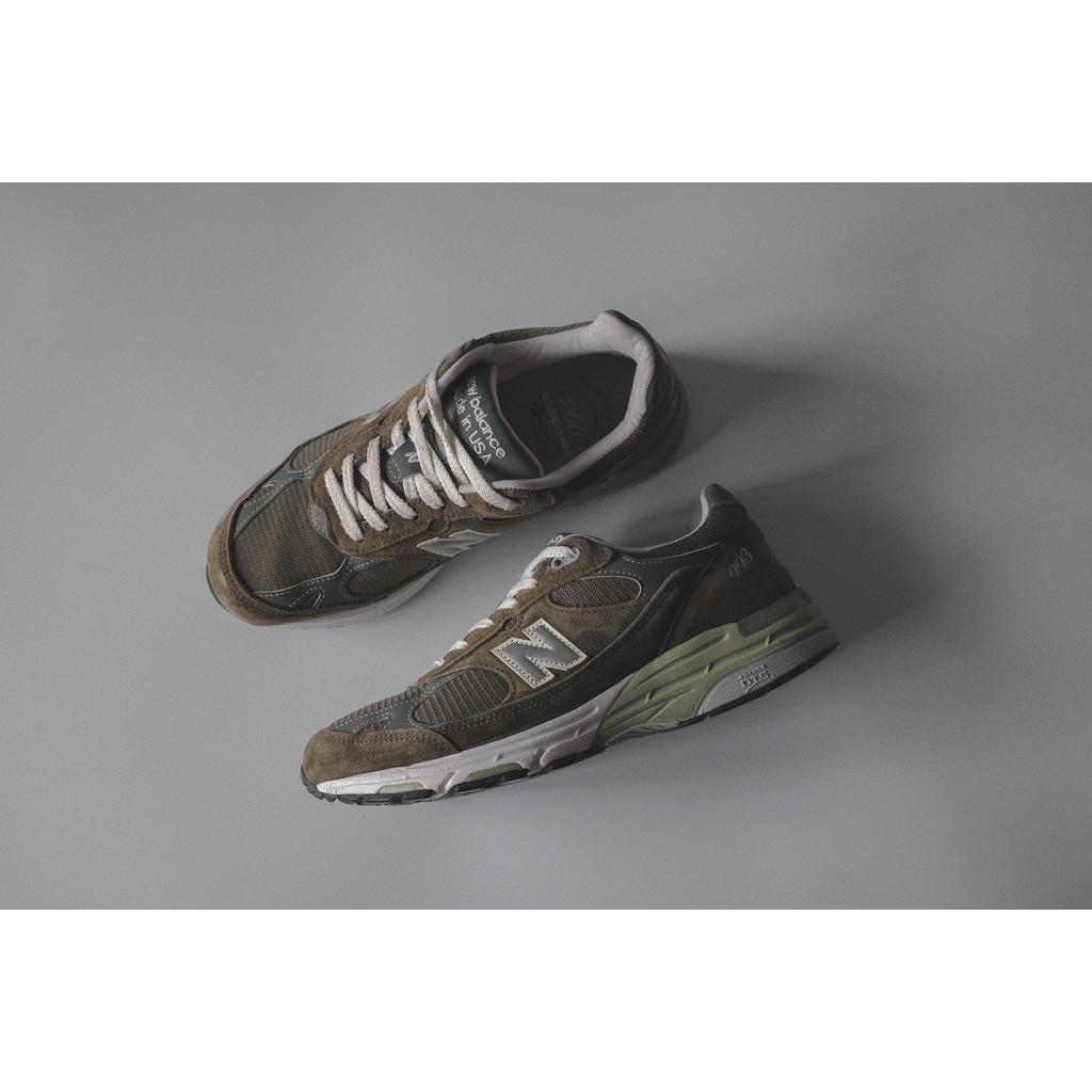 US8.5D New Balance MR993MG 993 990v3 WTAPS 軍綠棕色 8.5 26.5cm