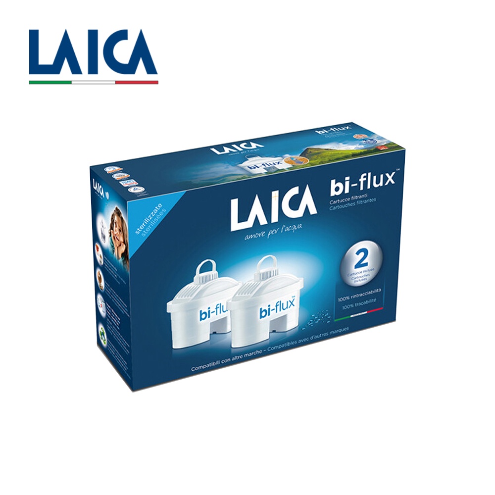 LAICA 萊卡 長效八周 bi-flux雙流通用濾芯 適用瞬熱/生飲壺 F2M
