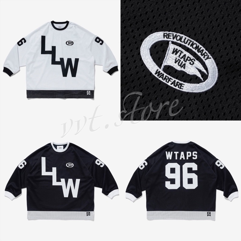 WTAPS 22AW NETMINDER / LS / POLY. LLW 網眼 透氣 長袖T恤