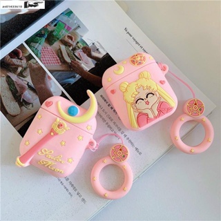 Cute Girl Moon InPods1/2 Cover Beauty Style AirPods Case
