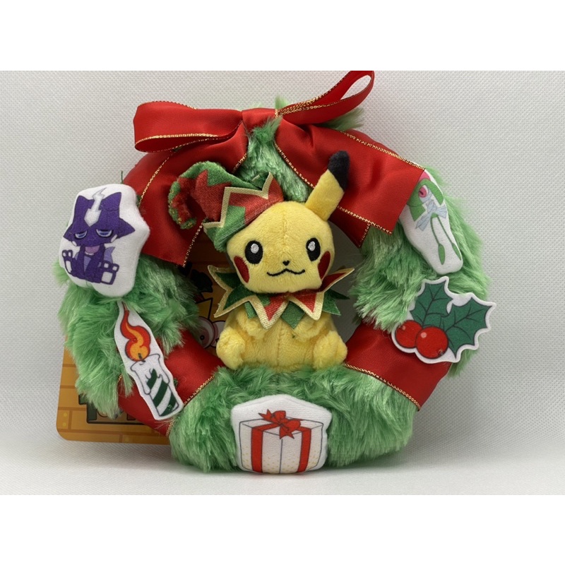 交換禮物_全新POKEMON 日本涉谷PARCO精靈寶可夢中心聖誕節限定皮卡丘聖誕門飾聖誕樹