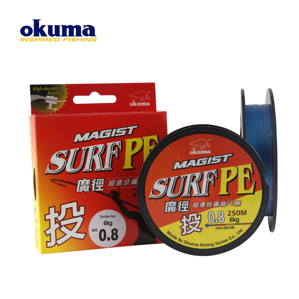 OKUMA-魔徑 SURF遠投 PE編織線  250M