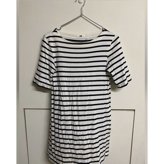 Uniqlo條紋 藍白上衣S號