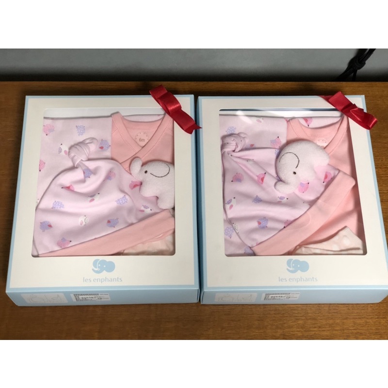 已售完）麗嬰房 新生兒彌月禮禮盒 安撫小象手玩款