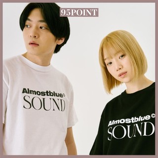 95point✈現貨/預購✈ Almost Blue Sound 字母短T 短袖上衣 多色 夏天