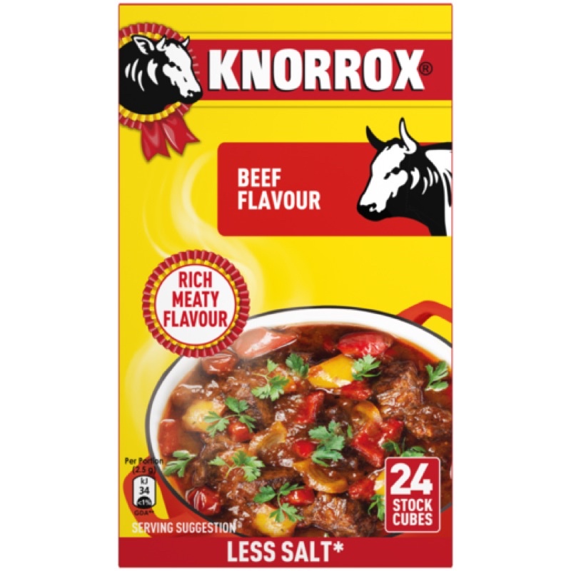 [24塊/盒]南非 牛肉湯塊 牛腩飯的好幫手 Knorrox Beef Flavour