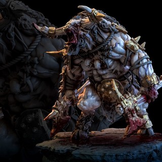 Tazo工坊[代客列印BM] Aurox Warriors pose12奧羅克斯戰士pose12 3D列印模型TAM
