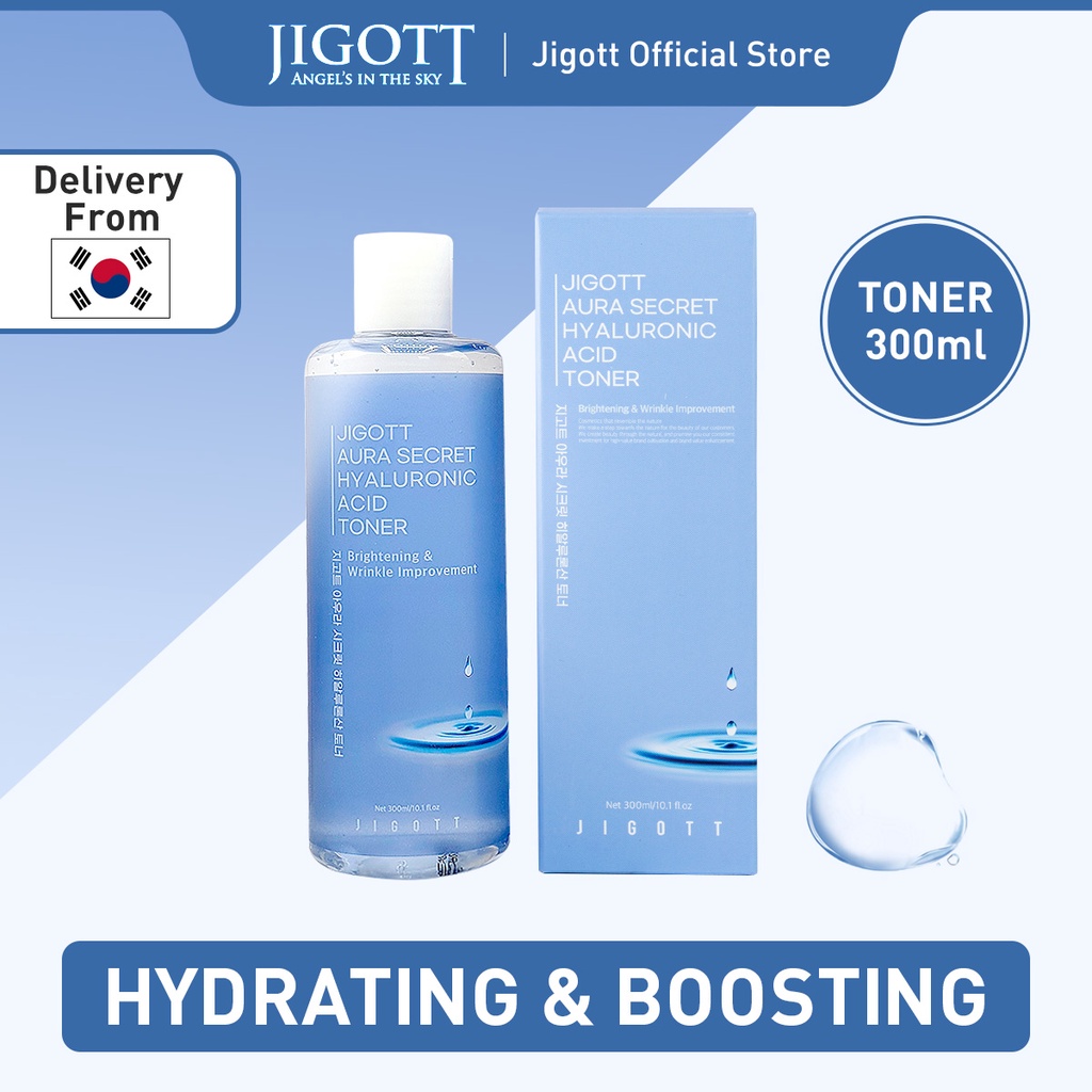 [韓國] Jigott Aura Secret 玻尿酸補水保濕爽膚水 300ml