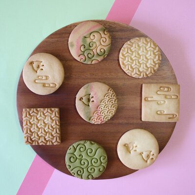 LB69 預購【R餅乾模具-二店】&lt;祝福寓意圖紋&gt;DIY 曲奇 餅乾壓模