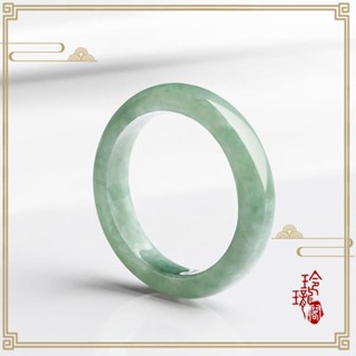 【玲瓏閣】天然緬甸A貨翡翠戒指 豆種 男女情侶對戒 玉石指環 玉石戒指