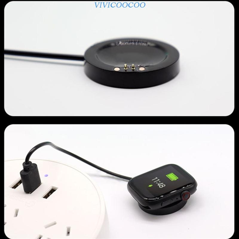 適用於 T55+Pro T500 Pro 智能手錶的 VIVI 電源適配器充電器底座快速充電線