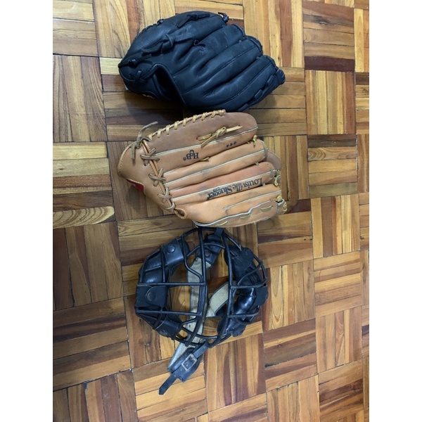 成人 棒球手套 捕手面罩 棒球 壘球專用三個100元