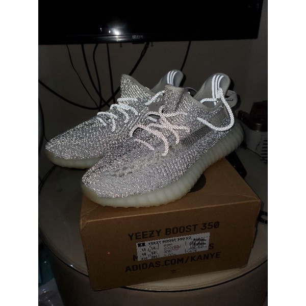 Yeezy Boost 350 V2 Static 白滿天星 US13 31cm 適合US12 大腳限定