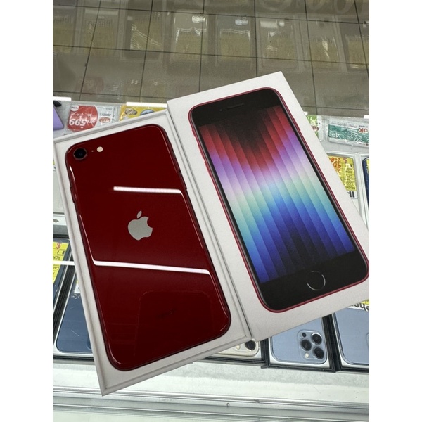 Apple iphone SE3 128g 紅 原廠保固