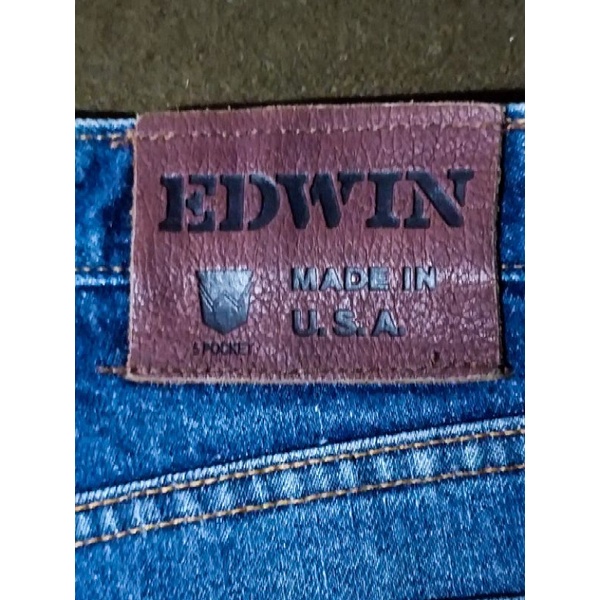 EDWIN，丹寧長褲，USA