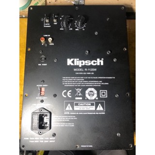 只有維修klipsch r-112sw R-12SW古立奇重低音 故障維修，全系列都可參考R-101SW