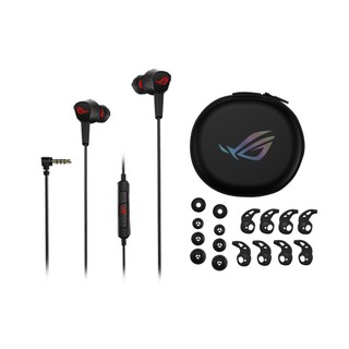 ASUS 華碩 ROG Cetra II Core Moonlight White 入耳式電競耳機 黑/白