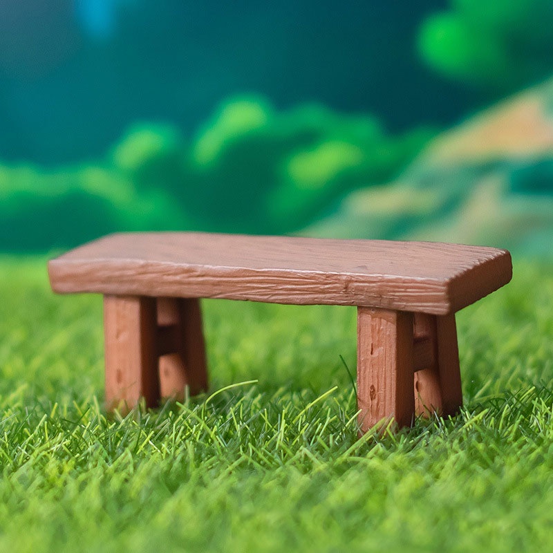 🌱森鄰🌱園藝裝飾 微景觀擺件 木椅子 椅子 小椅子 凳子 板凳 小凳子 苔蘚多肉植物造景 生態瓶 盆栽裝飾 小物 場景