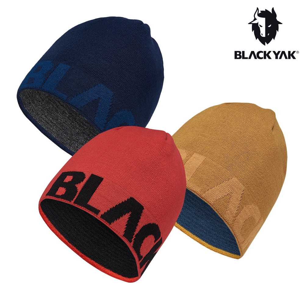 【BLACKYAK】雙面編織帽 (紅色/芥末黃/海軍藍)-秋冬 雙面戴 韓版毛帽 |BYBB2NAE0304