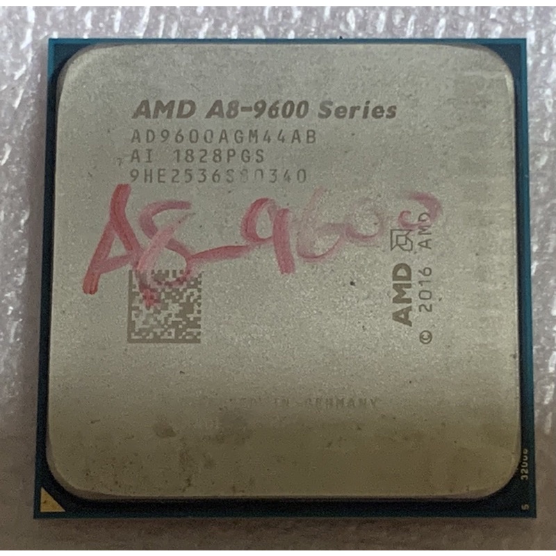 AMD AM4 A8-9600 APU 3.1G /2M 四核 第七代 R7 六核顯示 65W