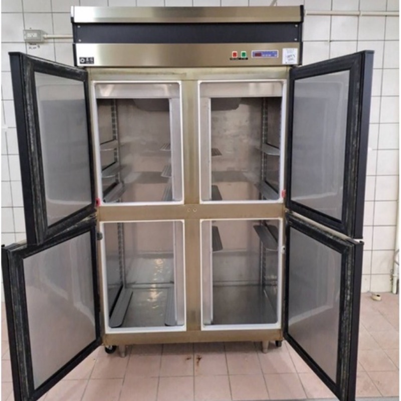 茂銓 台製四門立式冷藏冰箱 單向220V L150cm*D81cm*H205cm 二手廚房設備 請自取