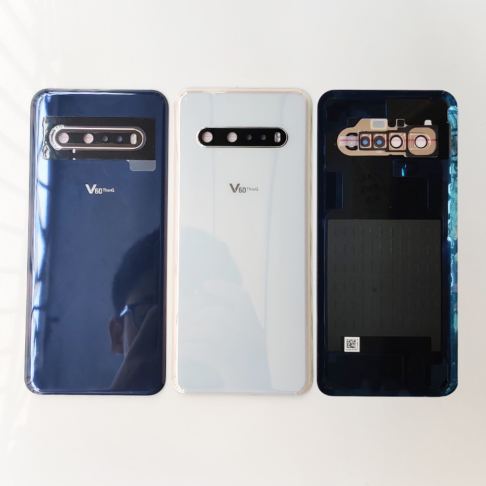 適用於 LG V60 ThinQ 5G 可更換維修零件的原裝玻璃電池後蓋