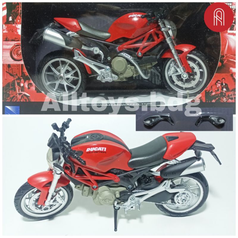 玩具壓鑄微型摩托車 Ducati Monster 1100 1:12 摩托車運動摩托車系列