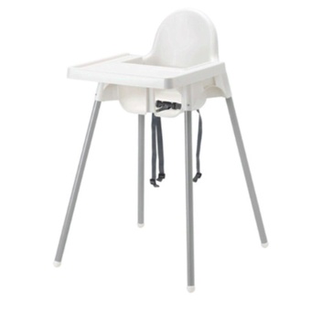 發發道具｜兒童高腳餐桌椅白色兒童餐桌椅
