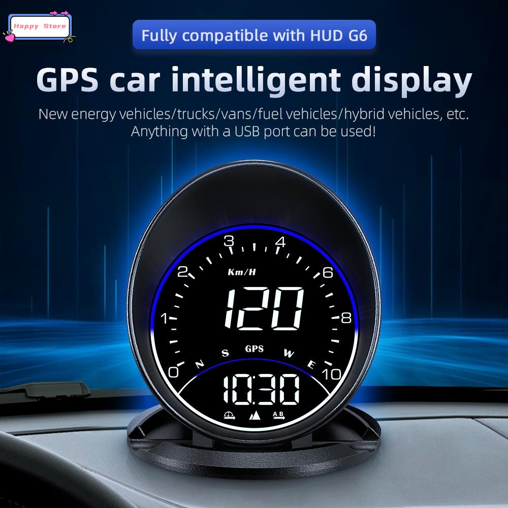 G6 Car HUD Display GPS System Head Up Display Speedometer Ca