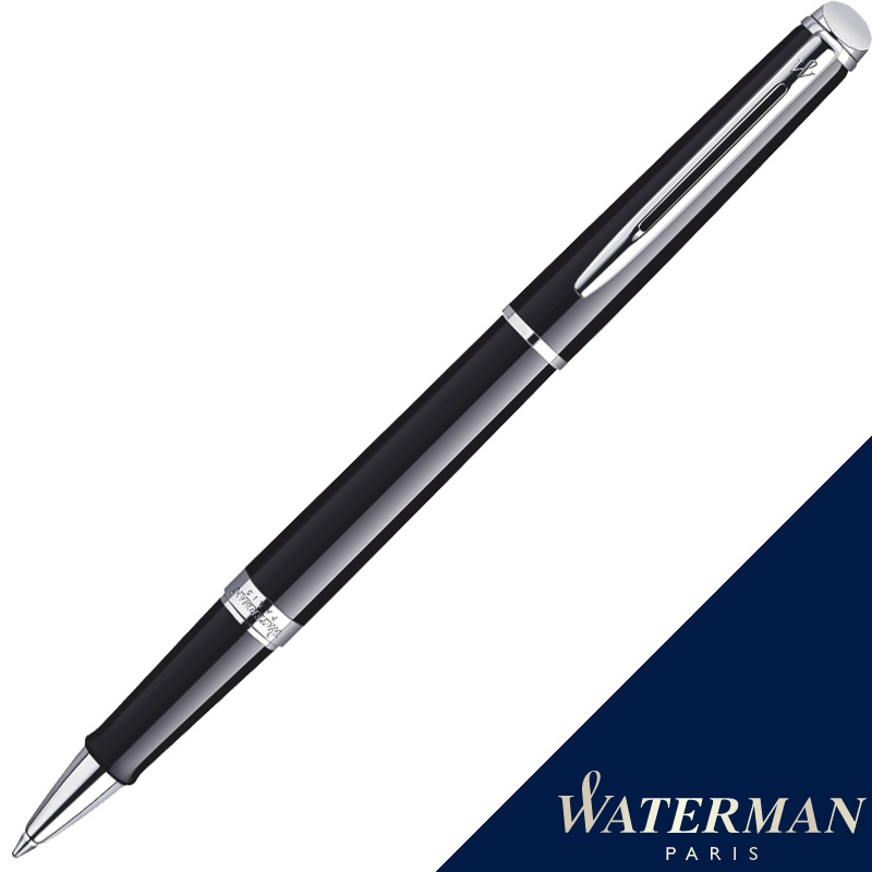 WATERMAN 威迪文 雋雅 麗雅黑白夾 鋼珠筆 法國製造