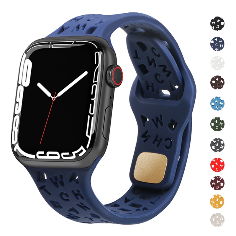 適用於 Apple Watch 錶帶 Ultra 49mm8 7 SE 6 5 4 3 運動錶帶手鍊 38/40/41m