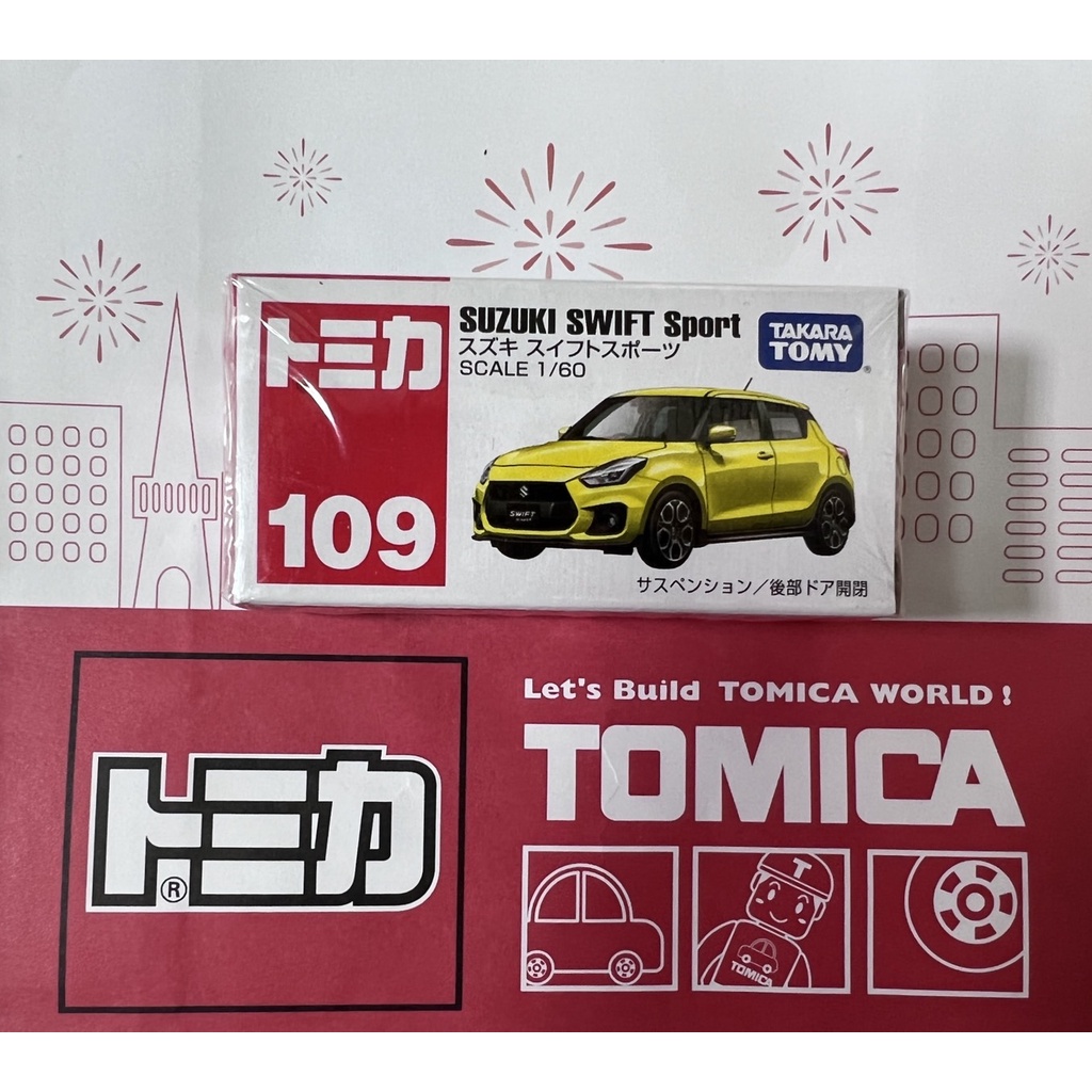 TOMICA  109  SUZUKI SWIFT Sport    (全新封膜未拆)   ＊現貨＊