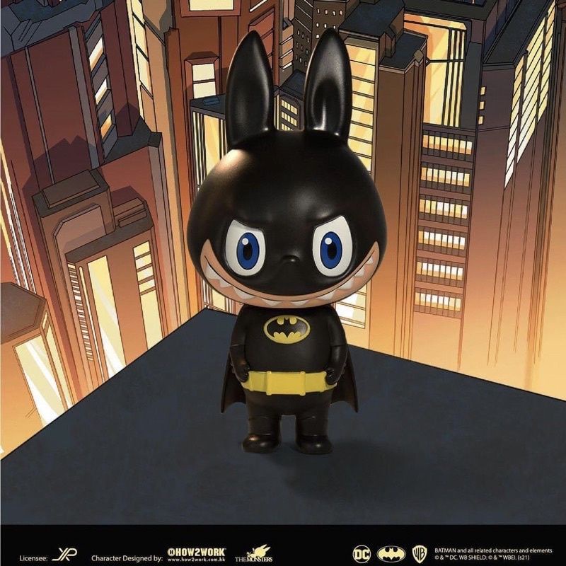 labubu batman 蝙蝠俠 全新 泰國限定版本 全黑
