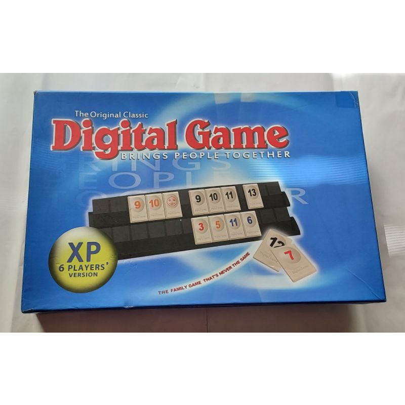 【二手桌遊】Digital gGame XP6players' 益智玩具 拉密 以色列數字麻將牌 桌遊/6人標準版