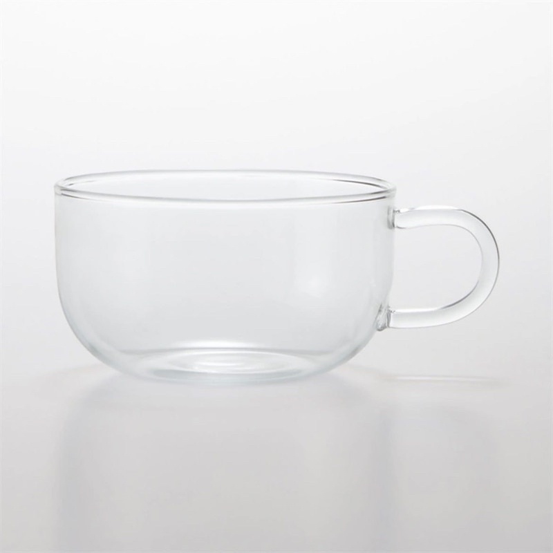 無印良品代購 MUJI 耐熱玻璃茶杯茶盤組