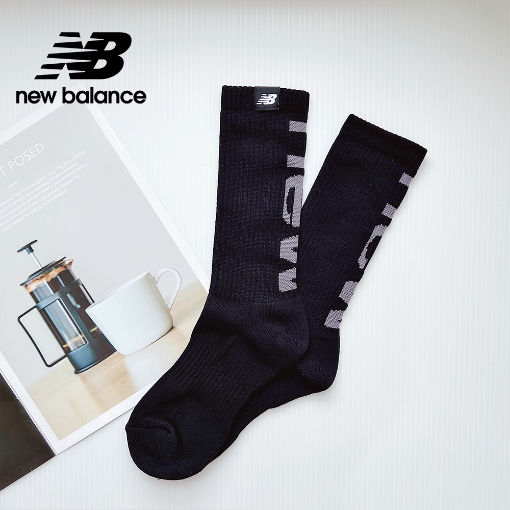 【New Balance】NB長襪_中性_黑色_LAS23161BK