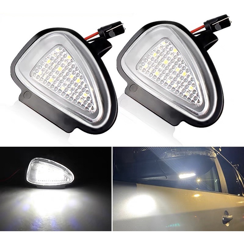 福斯Golf/Touran超亮LED迎賓燈後視鏡燈照地燈倒車後視鏡燈