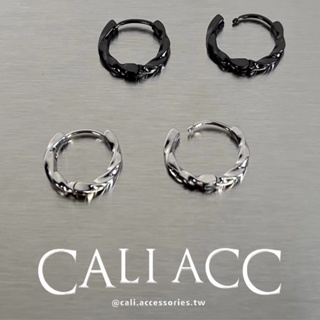 【CALI】韓系/高級感/簡約/316L醫療鋼/莫比烏斯/耳環