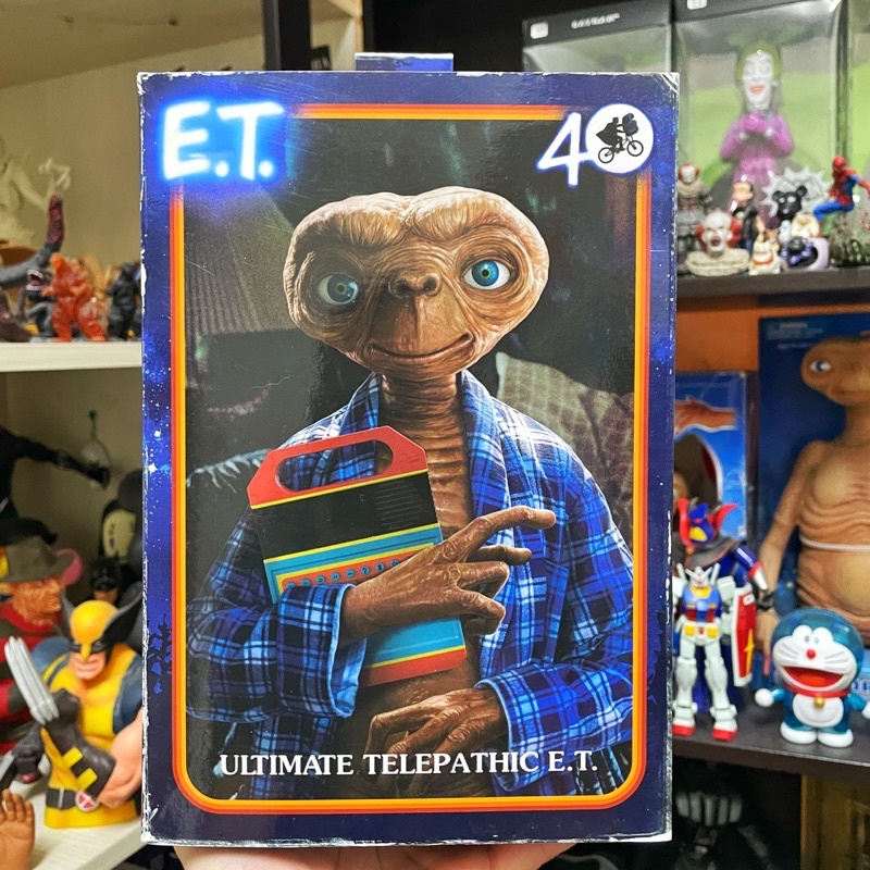 🔥現貨🔥NECA E.T. 40週年 藍色睡衣 可動公仔