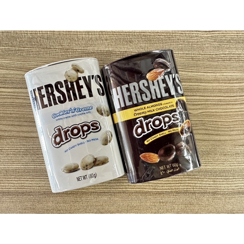 《茶蛋市集》 HERSHES 好時 Drops 巧克力球 巧酥夾餡可可風味球 杏仁夾餡牛奶巧克力 60g 限量上市