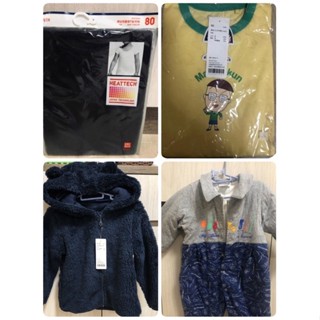 全新 Lativ uniqlo 嬰幼兒 衣服 外套 長袖 發熱衣 刷毛外套