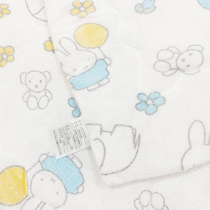 日本西川【Miffy】米飛兔 兒童毛巾被 幼稚園午睡被 85*115cm 瑕疵特價